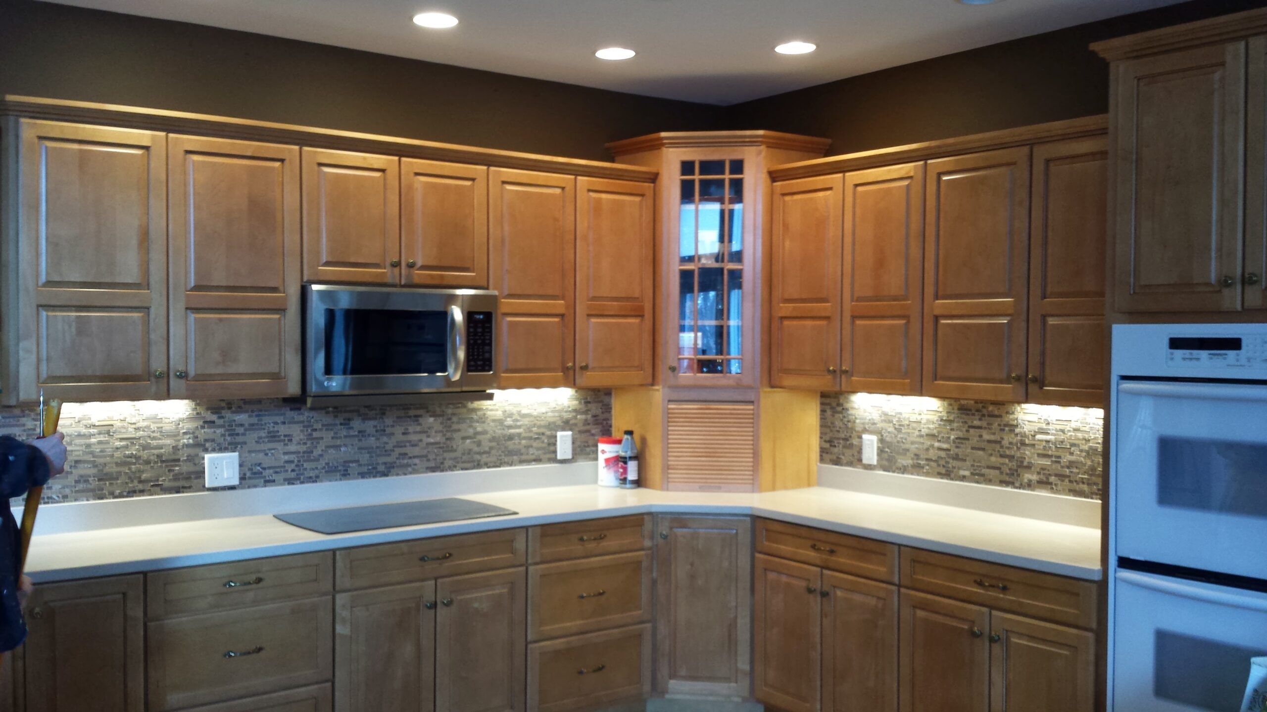 Interior house painting - roller marks